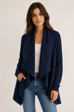 Michael Stars Open Front Draped Cardigan Sweater – Size Small